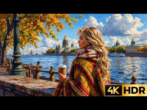 Видео: 🇷🇺 4K HDR Прогулка по набережным и мостам с открыточными видами на САНКТ-ПЕТЕРБУРГ.