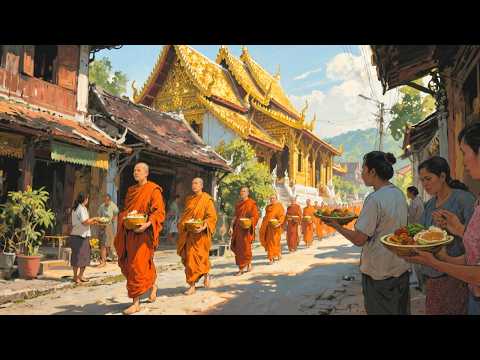 Видео: Луангпрабанг, Лаос🇱🇦 Удивительный! Древний буддийский город, которому более 1000 лет (4K UHD)