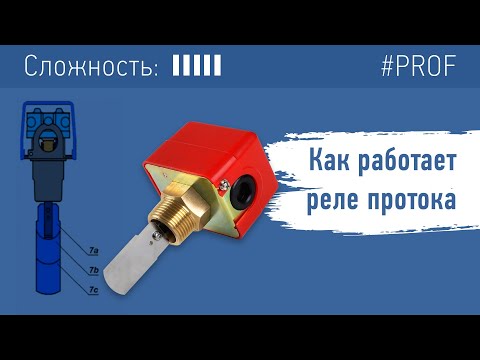 Видео: Как работает реле протока. Монтаж и настройка