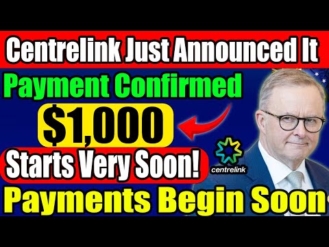 Видео: «Срочно: Centrelink подтверждает выплату поддержки в размере 1000 долларов США пенсионерам»