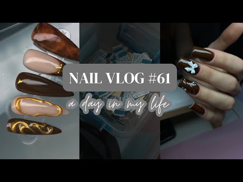 Видео: Nail Vlog | Осінній дизайн нігтів 🍂| Закулісся роботи майстра манікюру | Влог майстра манікюру 