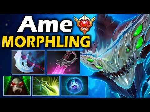 Видео: Аме на Сигнатурном Морфе 30 Тира! - Ame Morphling 7.37 ДОТА 2