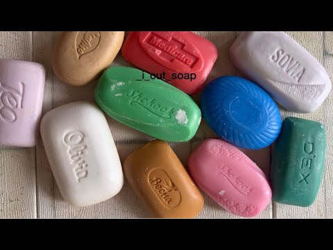 Видео: ASMR cutting dry soap/soap carving/relax video/резка сухого мыла