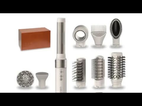 Видео: Стайлер Cecotec Bamba CeramicCare 14в1 AirGlam Champagne (CCTC-00252)