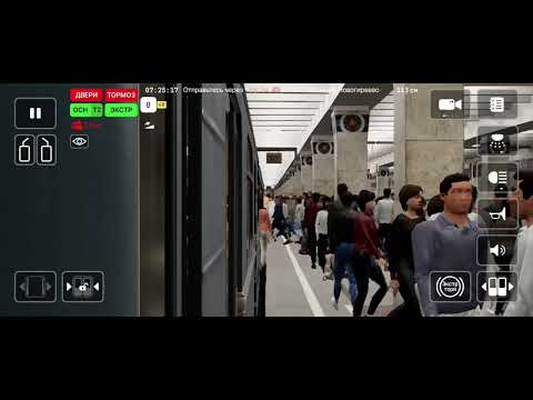 Видео: 14.5 серия много пассажиров метро, игра Subtransit Drive