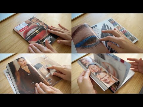 Видео: АСМР/ASMR: Листаем журнал Avon/Magazine Avon