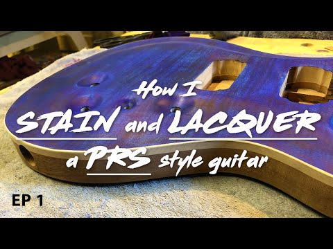 Видео: Как я покрываю лаком и морилкой гитару PRS — Часть 1 из 2