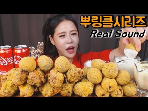 Видео: [Sub]/Real Sound/ [ Куриные ножки, сырные шарики, хот-доги ] /Mukbang eating show