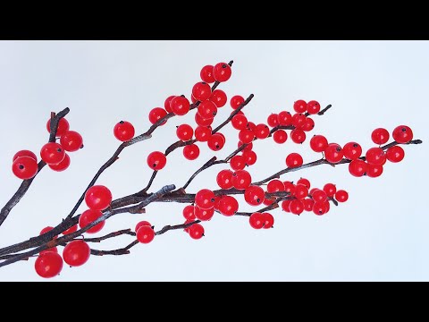 Видео: ABC TV | Как сделать зимнее дерево - учебник по ремеслу