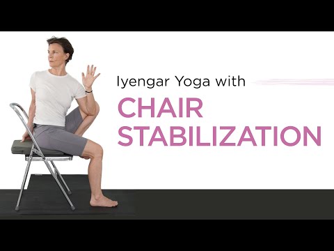 Видео: Йога на стуле — йога Айенгара для равновесия и стабильности