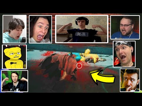 Видео: Реакция Летсплейщиков на Смерть Мисс Приятность в Poppy Playtime Chapter 3