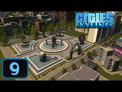 Видео: Cities Skylines | 9 | Автобусы и первые пробки