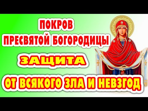 Видео: Очень сильная молитва НА ПОКРОВ ПРЕСВЯТОЙ БОГОРОДИЦЫ. Царица Небесная обязательно услышит и защитит!