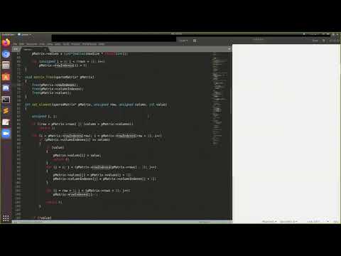 Видео: Структура. Разреженная матрица. Разбор.