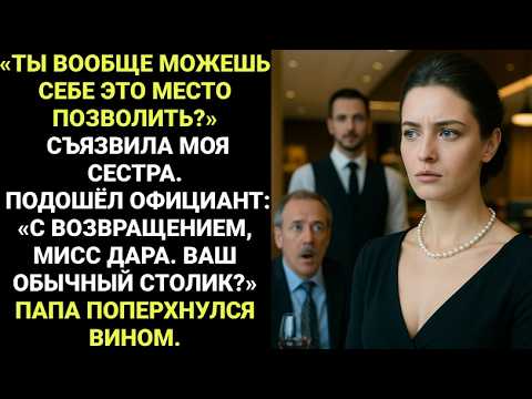 Видео: За ужином меня назвали бедной — а потом официант сказал: «С возвращением, владелица»