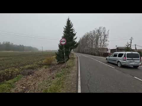 Видео: Осенняя пробежка по Подмосковью, Дмитровский район, 25.10.25