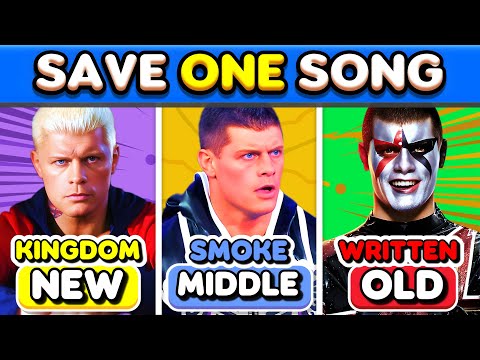 Видео: Сохраните ОДНУ музыкальную тему WWE! 🎵 Новое, Средневековье и Старое 💥 | Музыкальная викторина WWE