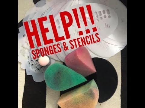 Видео: Помощь с губками и трафаретами. Советы и рекомендации по аквагриму с помощью губок и трафаретов.