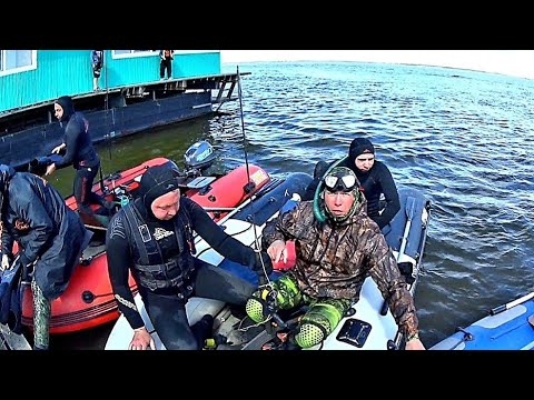 Видео: СХОД ПОДВОХОВ. Камские Просторы. Подводная Охота в Татарстане