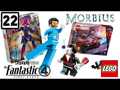 Видео: ФАНТАСТИЧЕСКАЯ ЧЕТВЁРКА И МОРБИУС ПО LEGO MARVEL [76244, 76316]