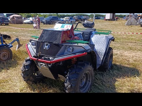 Видео: Самодельный квадроцикл с двигателем Оки