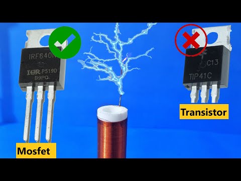 Видео: Как сделать мощную катушку Тесла с драйвером Mosfet?
