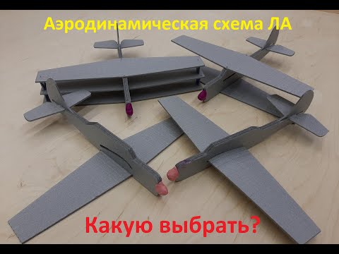 Видео: Аэродинамические схемы ЛА самолетного типа. Часть 1.