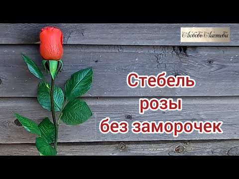 Видео: МК Стебель розы без заморочек