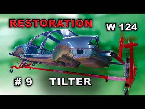 Видео: Реставрация Mercedes-Benz 124 седан (часть 9) Кантователь кузова