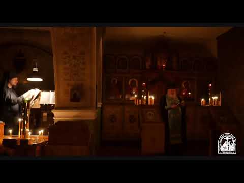 Видео: Вечерня, 22-я седмица по Пятидесятнице ,  среда.