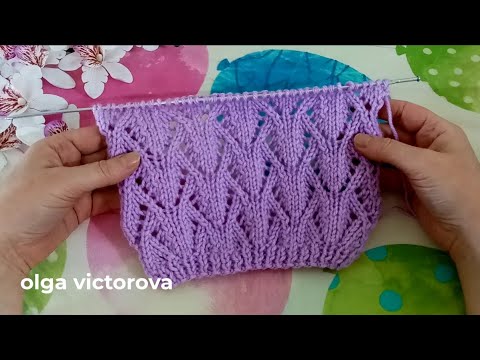 Видео: 1155 ИМ ХОЧЕТСЯ ЛЮБОВАТЬСЯ БЕСКОНЕЧНО! Ажурный узор спицами Вязание спицами Knitting patterns
