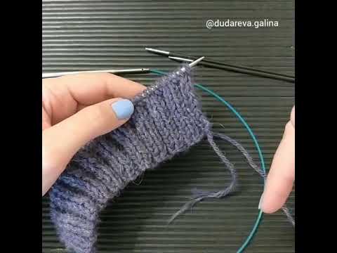 Видео: ВЯЗАЛЬНЫЙ ЛАЙФХАК. Эластичное закрытие иглой резинки 2х2