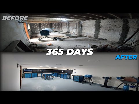 Видео: РЕМОНТ МАСТЕРСКОЙ год за 23 минуты!