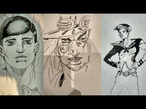 Видео: Как рисовать в стиле ДжоДжо, стиль Араки