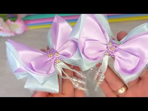 Видео: DIY /НЕВЕРОЯТНАЯ красота 2в1/Бантики "БАБОЧКА"🦋Arcos "MARIPOSA"