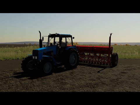 Видео: Farming Simulator 22/посев на мтз 1221/к.Владимировка