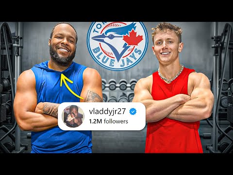 Видео: Тренировки MLB с Владимиром Герреро-младшим (поднятие тяжестей, бег, удары)