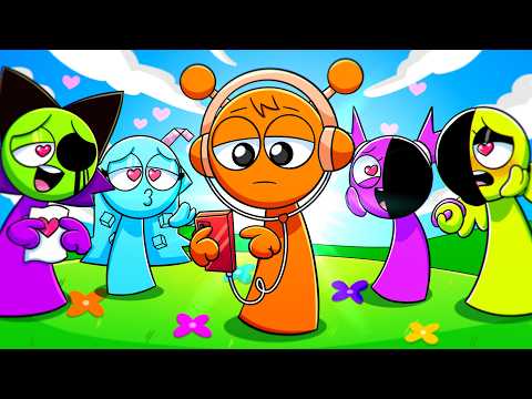 Видео: ОРЕН ИГНОРИТ ВСЕХ 24 ЧАСА! Incredibox Sprunki анимации
