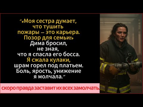 Видео: Семья назвала меня неудачницей... Но босс брата воскликнул «Ты герой-пожарный»