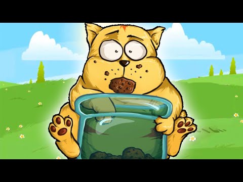 Видео: Котик Едун и печенье, мультик игра про котика, Tasty Planet #18