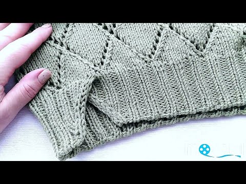Видео: Вязание. Обработка низа изделия.//Knitting //Master class.