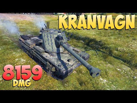 Видео: Kranvagn - 7 Kills 8.1K DMG - Потрепанный! - Мир Танков