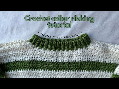 Видео: Мастер-класс по вязанию крючком резинки для воротника I Kenikse Crochet