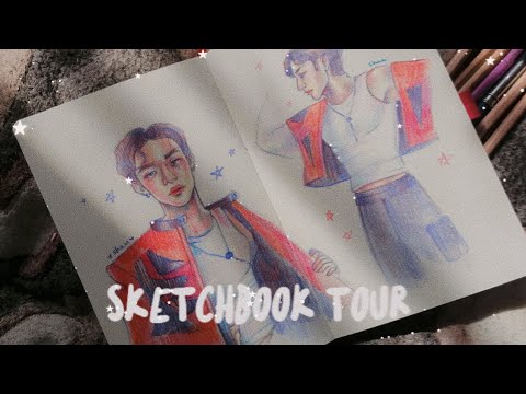 Видео: Обзор на скетчбук с арт блоком \ SKETCHBOOK TOUR 30