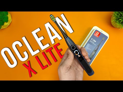 Видео: Умная УЛЬТРАЗВУКОВАЯ Зубная Щётка - OCLEAN X Lite с Дисплеем, 6 Осевым Гироскопом и Мотором 72000д/м