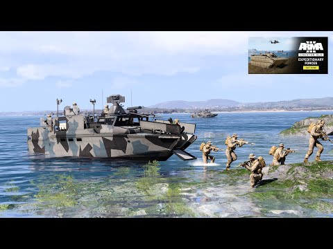 Видео: Обзор на новое CDLC: Expeditionary Forces для Arma 3