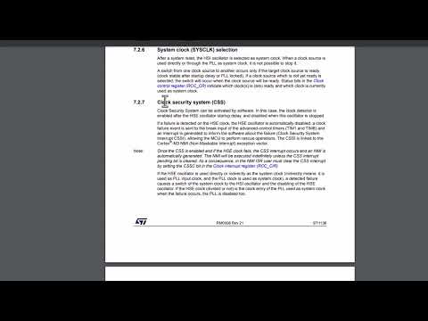 Видео: Урок по STM32 N9 Беглый просмотр регистров управления тактированием