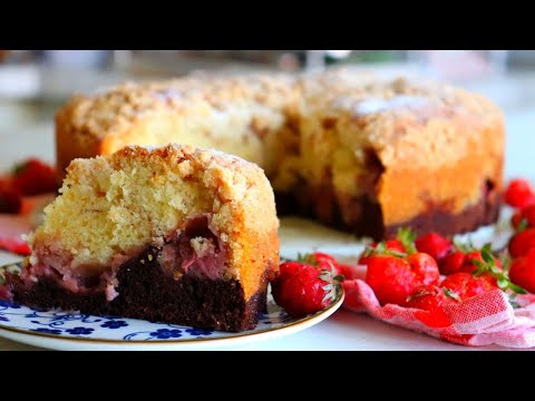 Видео: Кралски сладкиш с ягоди.Опитайте този царски пай с ронлива коричка 🍓🥧