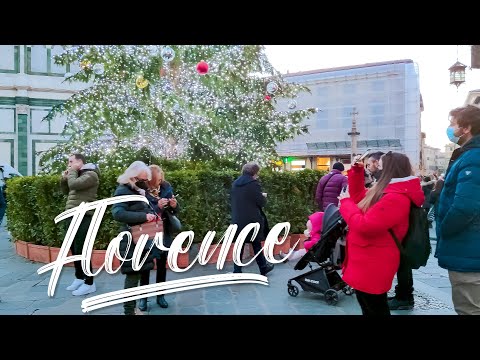 Видео: ПРАЗДНИЧНАЯ РОЖДЕСТВЕНСКАЯ - ФЛОРЕНЦИЯ. ИТАЛИЯ. Прогулка по городу. Стритстайл.