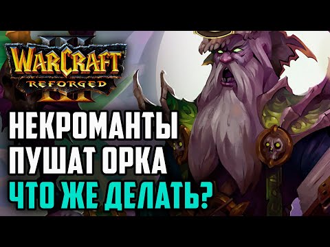 Видео: НЕКРОМАНТЫ ПУШАТ ОРКА, ЧТО ЖЕ ДЕЛАТЬ?: Ice orc (Orc) vs Tbc_bm (Ud) Warcraft 3 Reforged